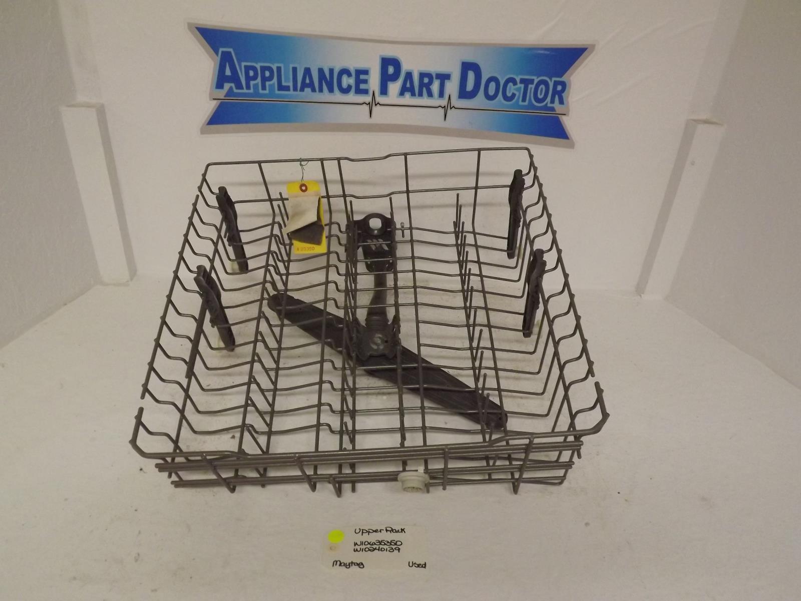 Maytag Dishwasher W10635350 W10240139 Upper Rack Used Maytag Dishwasher W10635350 W10240139 Upper Rack Used